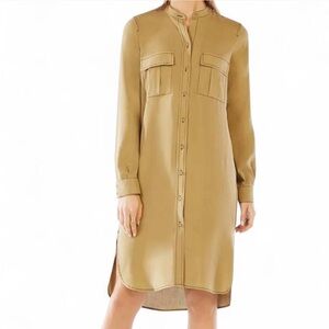 BCBGMAXAZRIA MADDOX SILK DRESS